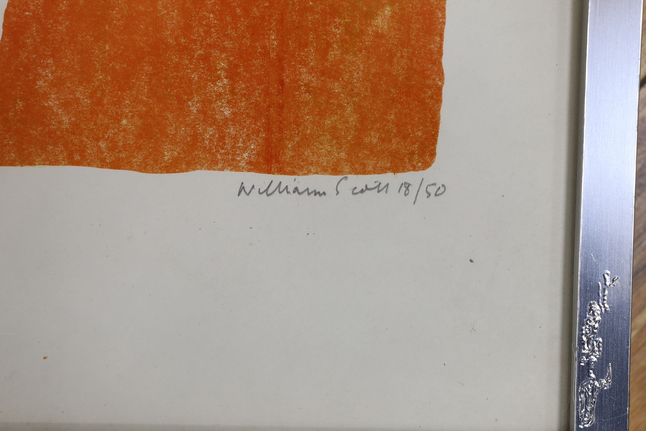 William Scott RA (1913-1989), lithograph, 'Busby (1953)', signed in pencil, 18/50, sheet 55 x 37cm